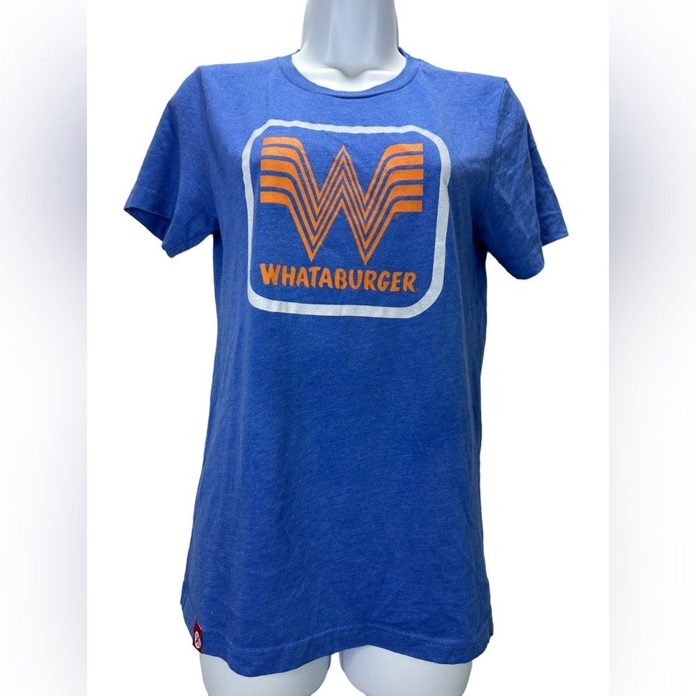 Tumbleweed Blue Whataburger Graphic T-Shirt Size S